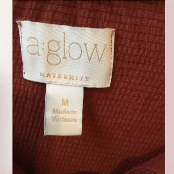 *Maternity A:Glow Smocked Peasant Top Size Medium - Picture 5 of 5